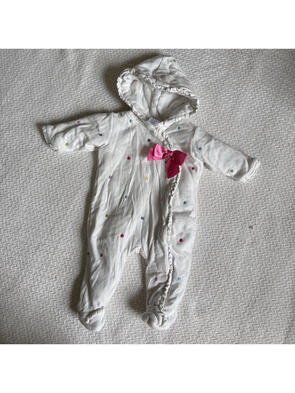 Baby Girl Clothes Gymboree 2012 Colorful Dots Winter Snowsuit